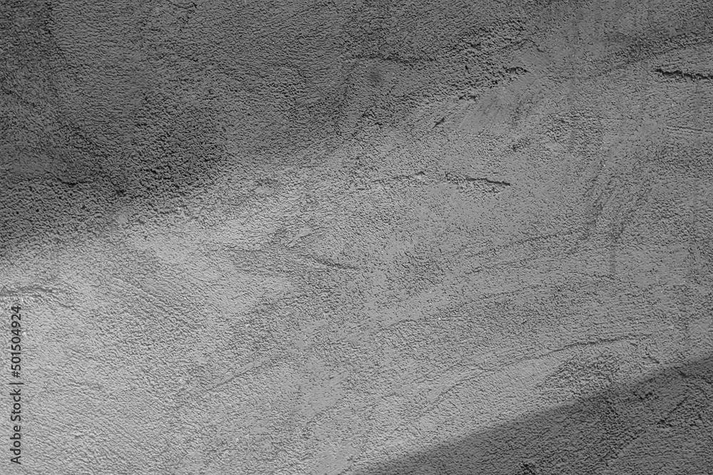 Naklejka premium light and shadow concept on gray cement floor
