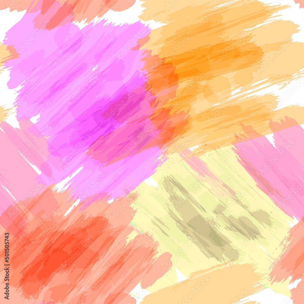 Abstract seamless pattern with dry brush multicolored strokes Abstract seamless pattern with dry brush multicolored strokes