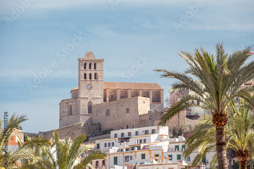 Datl Vila at Eivisa City on Ibiza Island in Spain in the summer of 2022 photo