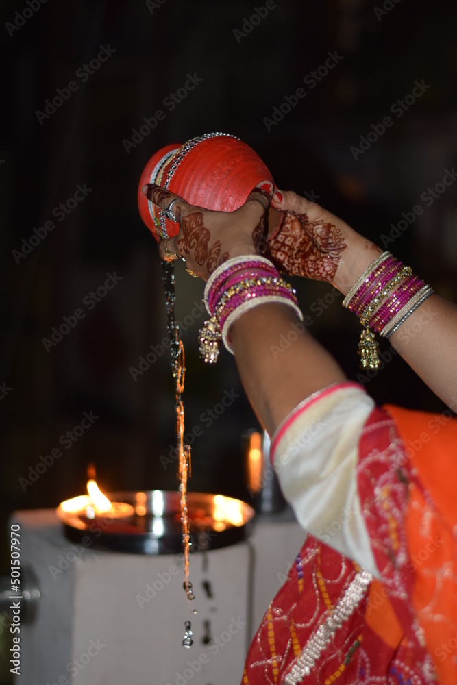 Karwa Chauth Celebration (hindu festival)