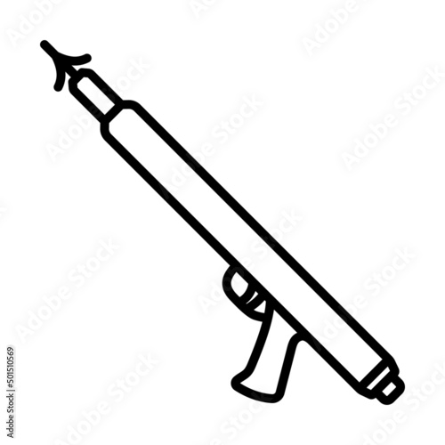 Icon Of Fishing Speargun