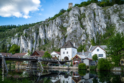 Beautiful view of the village of Essing in Bavaria, Germany photo