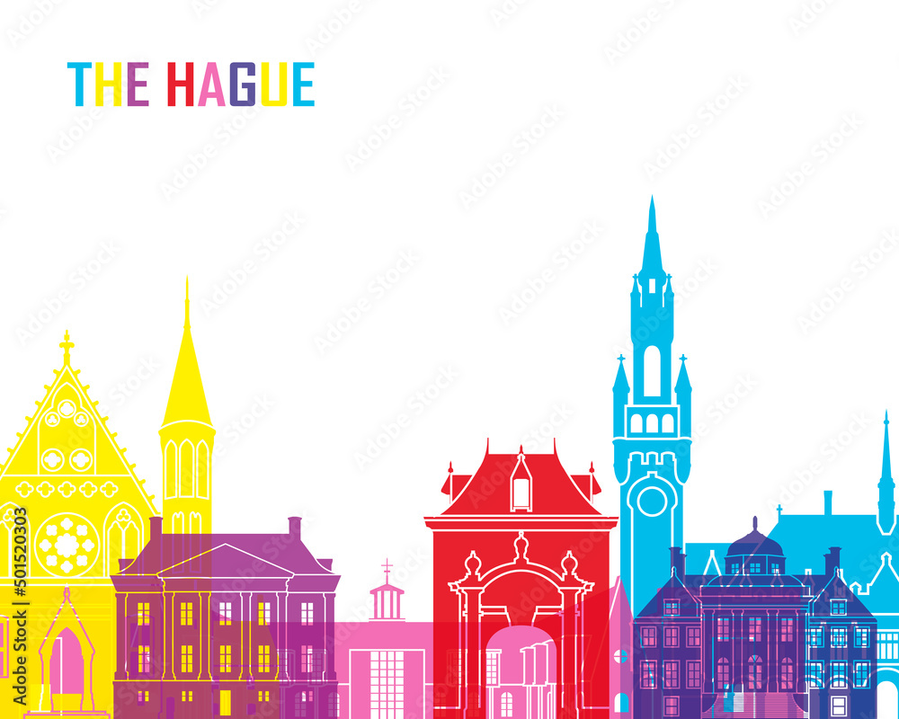 The Hague skyline pop