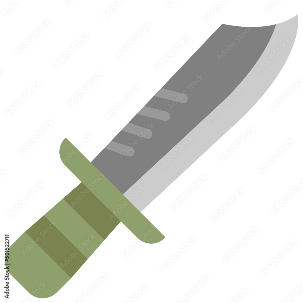 knife flat icon