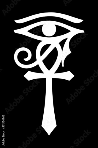 Ankh with Eye of Horus