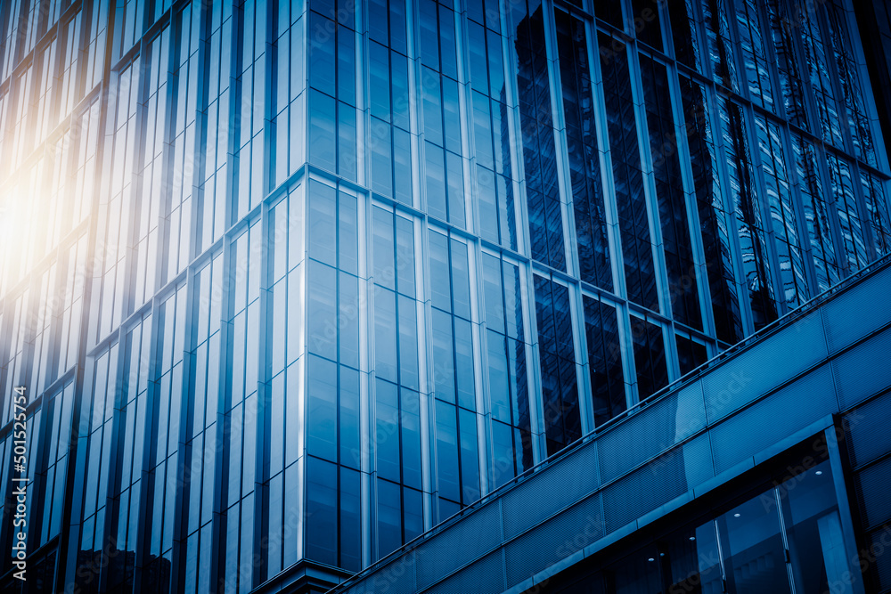 detail shot of modern business buildings in city detail shot of modern business buildings in city