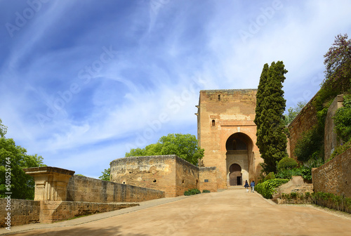 Gate “Puerta de la Justicia” of Alhambra, Granada, Andalucia, Spain - UNESCO World Heritage Site