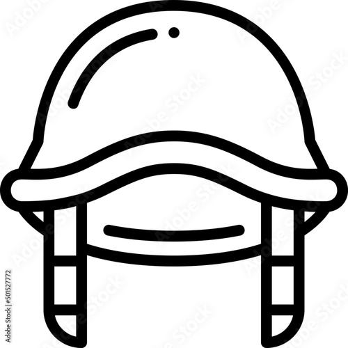 helmet line icon
