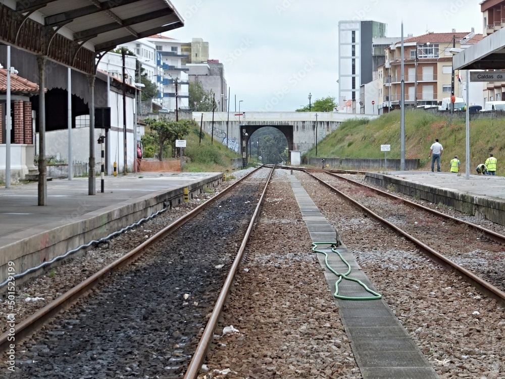 Train station in Caldas da Rainha, Centro - Portugal  
