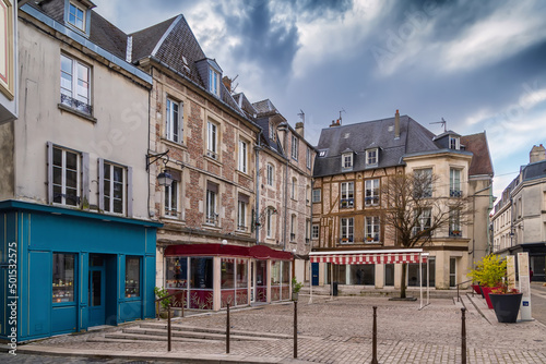 Street in Laon, France