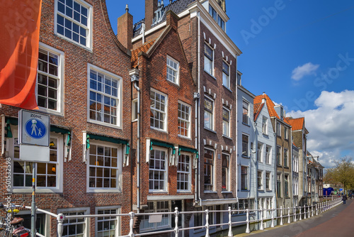Сanal embankment in Delft, Netherlands © borisb17