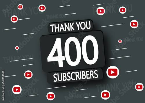400 subscribers thank you. 400 subscribers black and white celebration