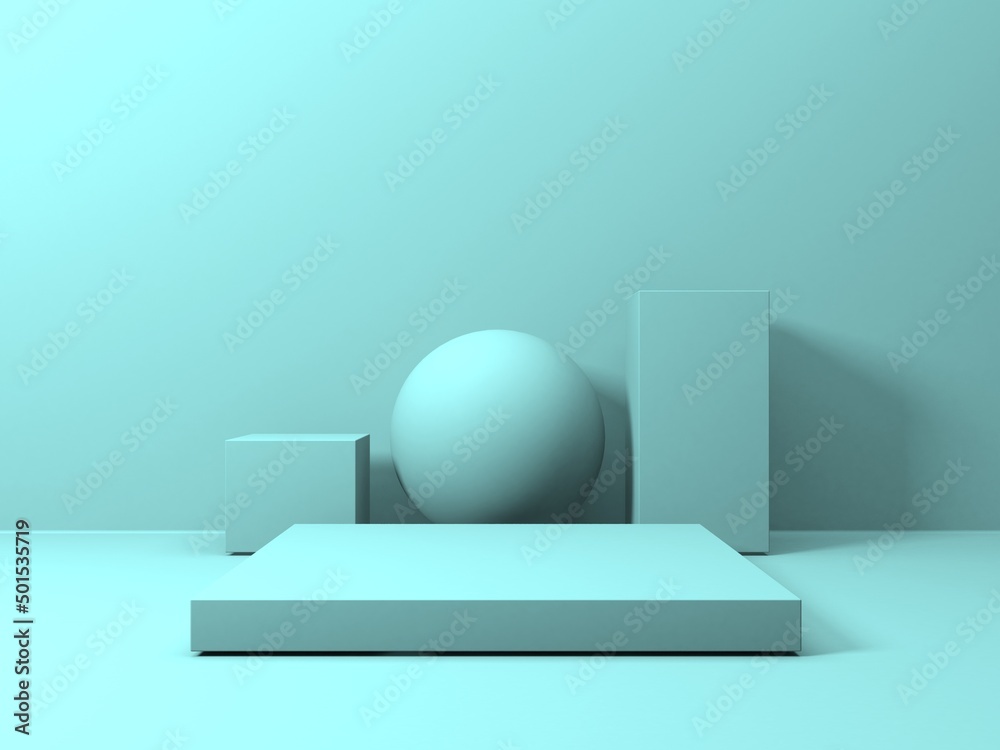 Abstract scene podium mockup. Award ceremony concept Abstract scene podium mockup. Award ceremony concept