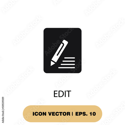 edit icons symbol vector elements for infographic web
