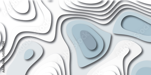 abstract background with lines, Abstract background with waves. Abstract papercut and multi layer cutout geometric pattern on vector, Abstract soft white background.