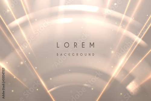 Abstract soft golden light background