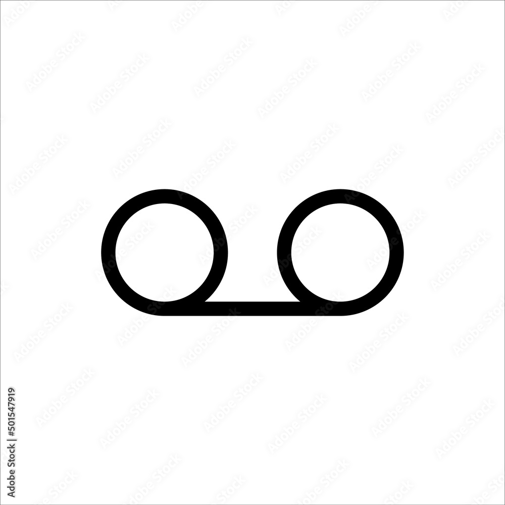 voicemail icon vector illustration symbol