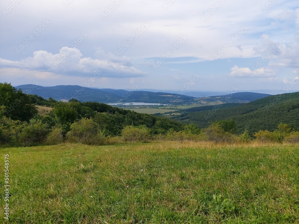 landscape with mountains