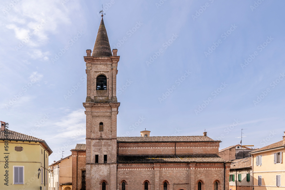 The church of Santa Croce di Fontanellato, Parma, Italy