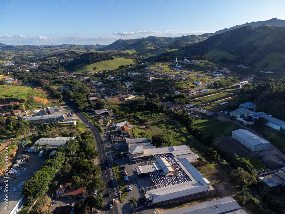 small city in the interior of São Paulo with beautiful mountains in the countryside - Socorro, Brazil