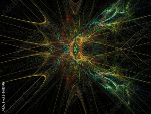 Imaginatory fractal abstract background Image