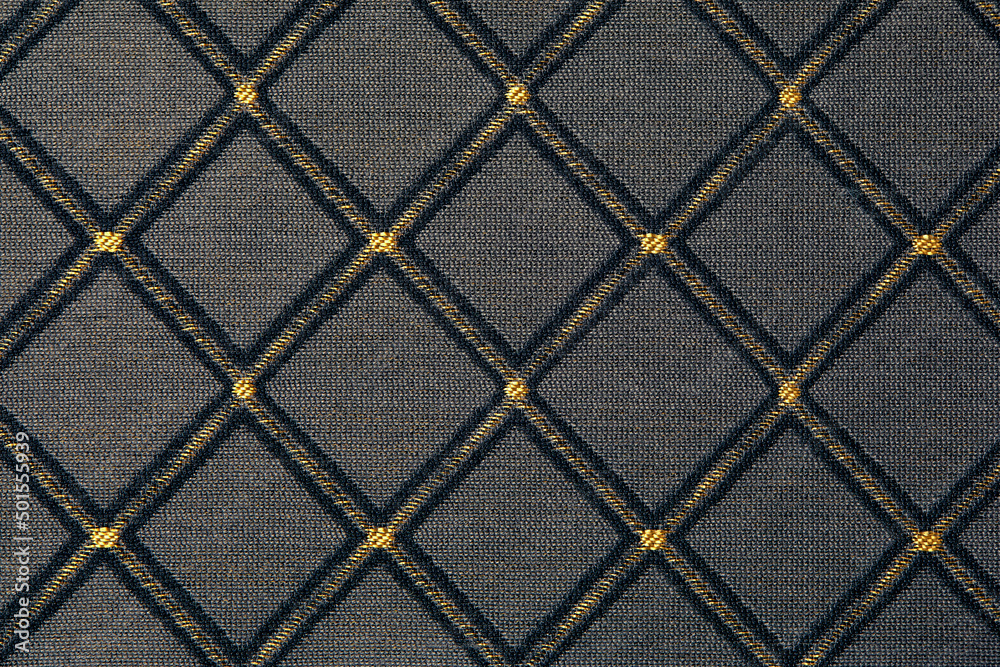 yellow-black fabric with rhombuses background for design yellow-black fabric with rhombuses background for design