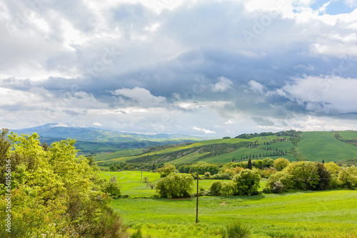 Rural countryside view in Tuscany