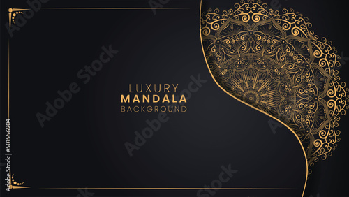 Luxury ornamental mandala design background