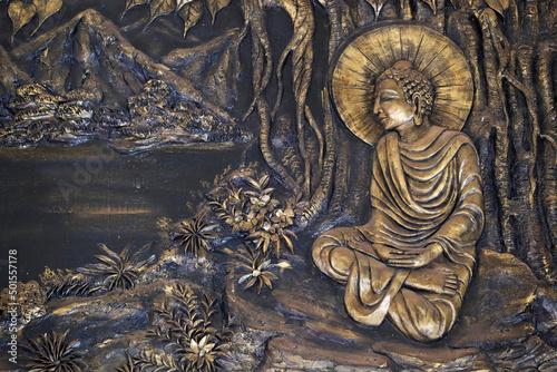 Canvas Print Buddhism. Religion  and faith.