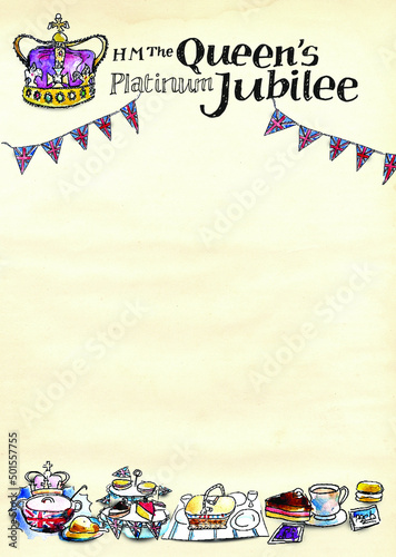 poster for HM The Queen Platinum Jubilee weekend celebrations photo