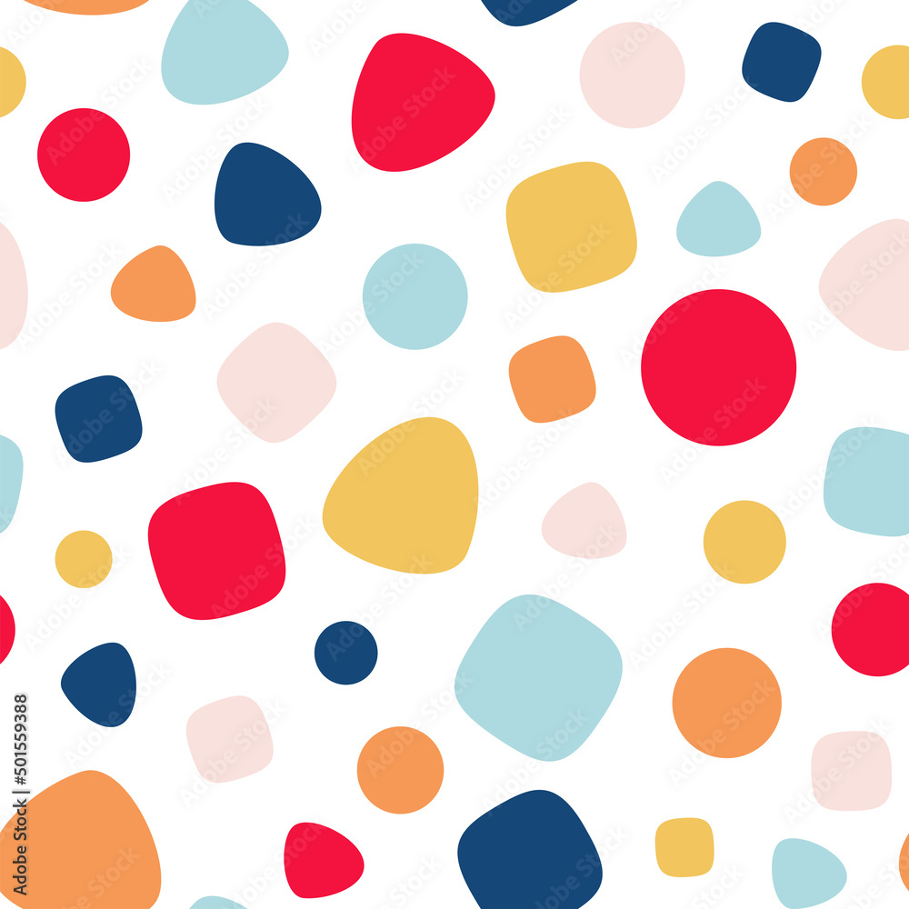 Flat cartoon pattern Flat cartoon pattern