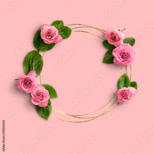 Carta da parati Fiori per Camera da Letto - Carta da parati Primavera di fiori e colori con rose  e amore