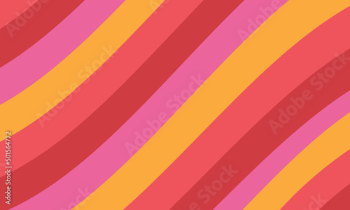 Abstract Vintage Retro 60s 70s Pattern Wallpaper Background - Vinyl LP Illustration Aesthetic Vector Hippie Wave Wavy Wall Decoration