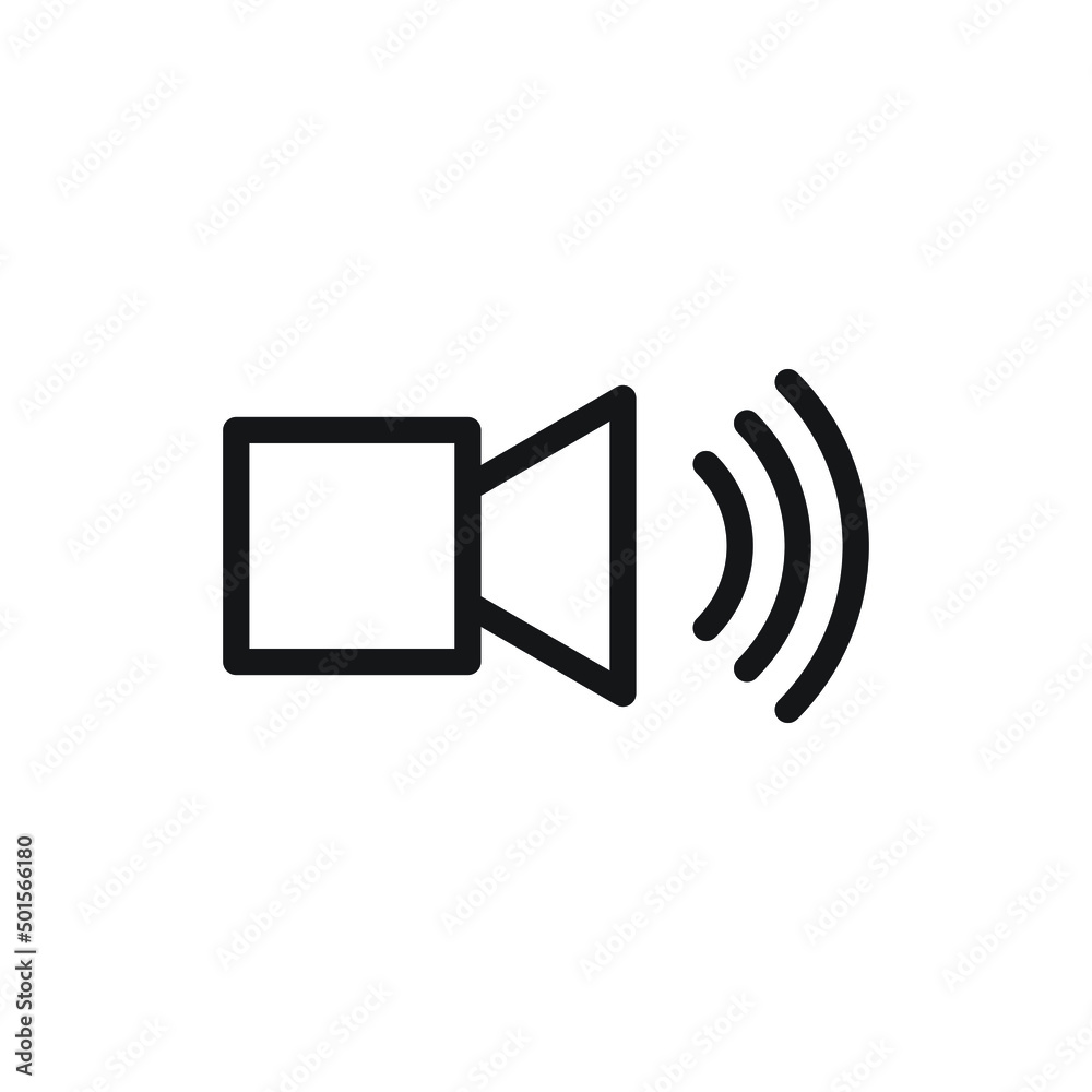 sound audio icon vector for website symbol presentation sound audio icon vector for website symbol presentation