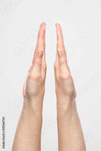 Weibliche zierliche Hände und Finger © Studio Wilkos