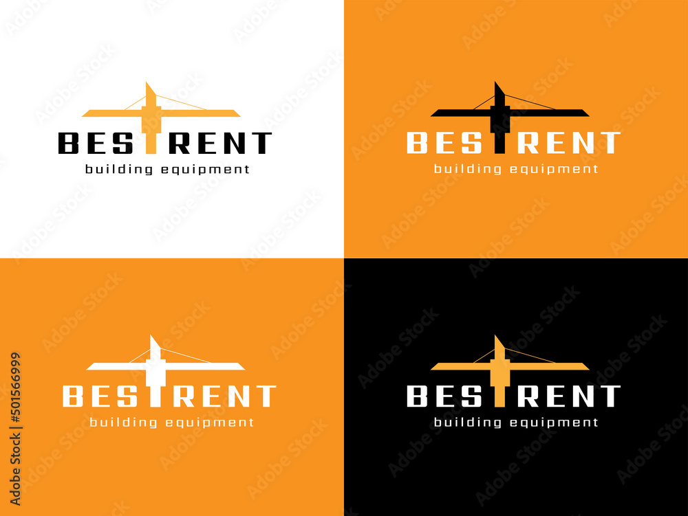 logo for a construction equipment rental company
