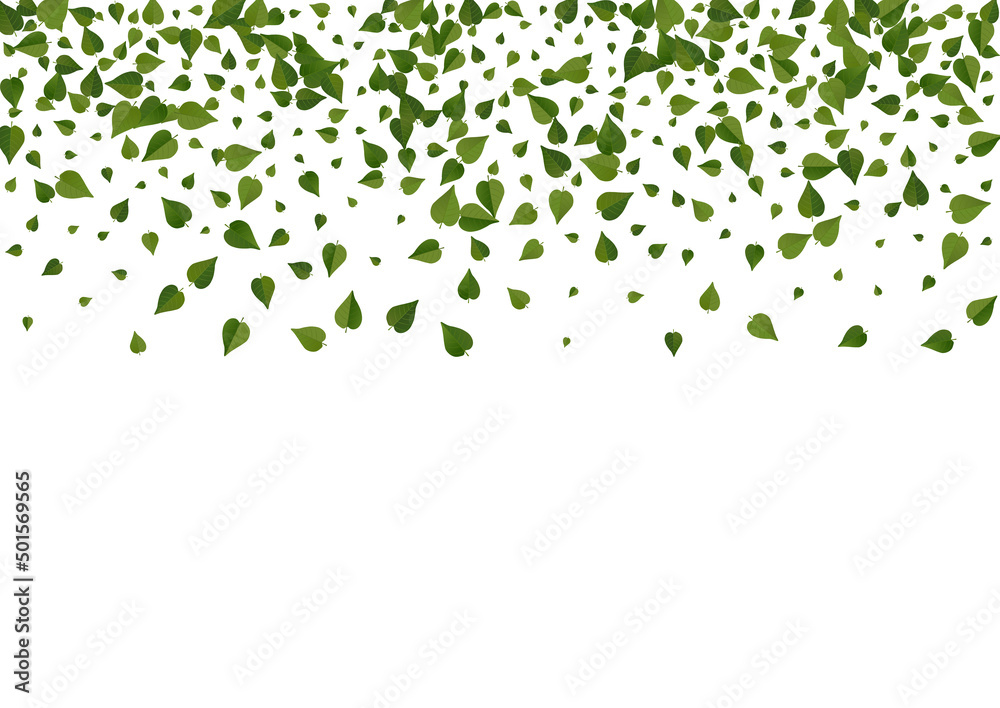 Grassy Foliage Flying Vector White Background Grassy Foliage Flying Vector White Background