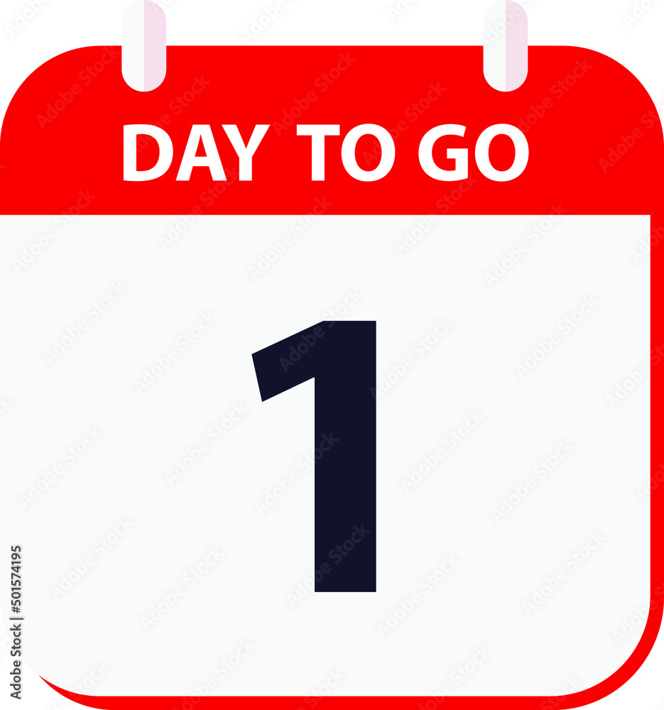 days to go last countdown icon 1 days go vector image. days to go last countdown icon 1 days go vector image.
