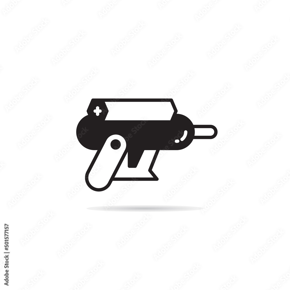 space gun icon vector illustration space gun icon vector illustration