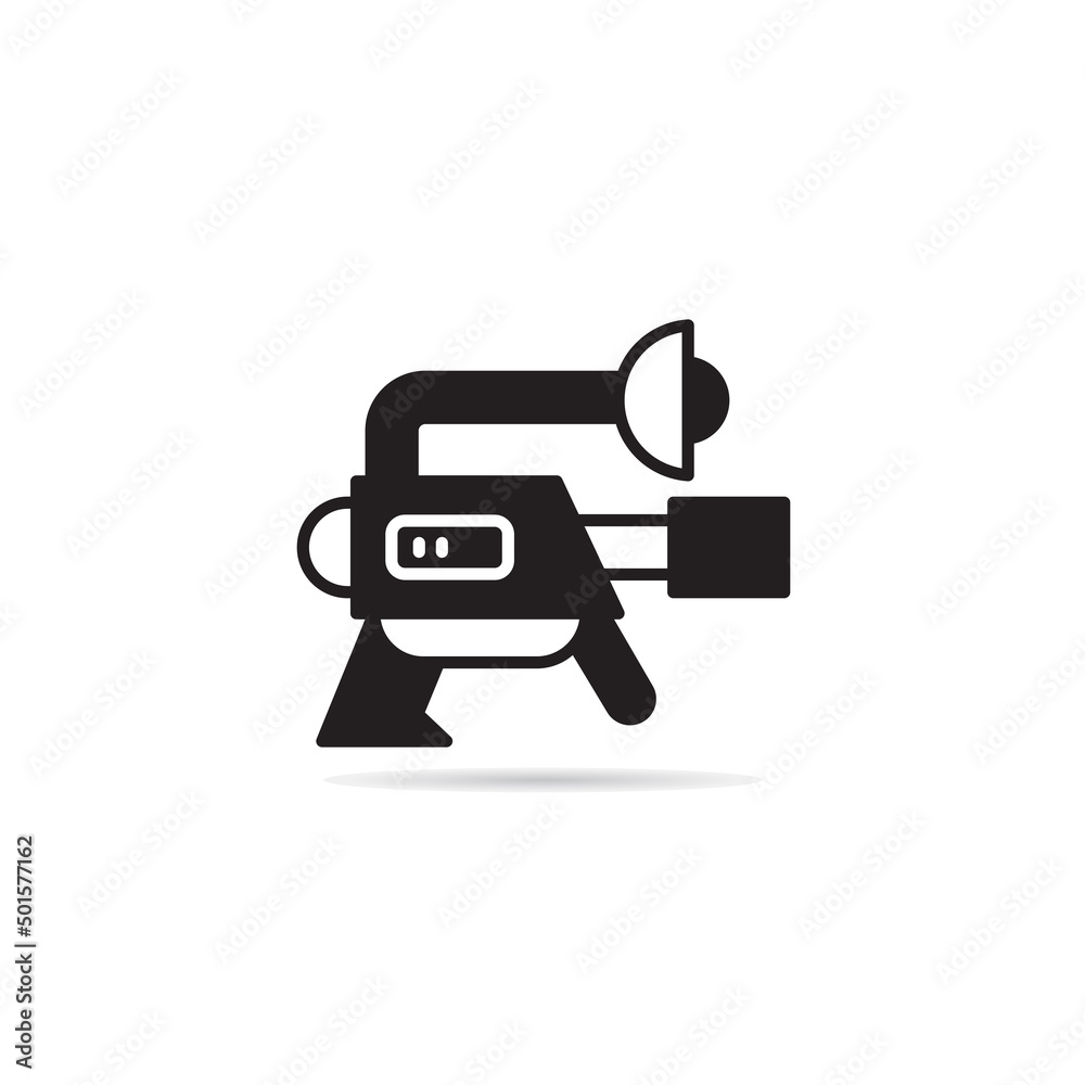 space gun icon vector illustration space gun icon vector illustration