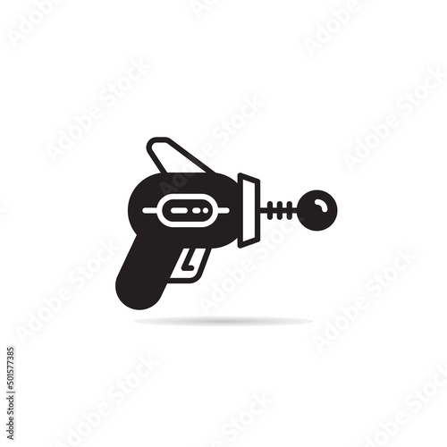 space gun and blaster icon vector illustration