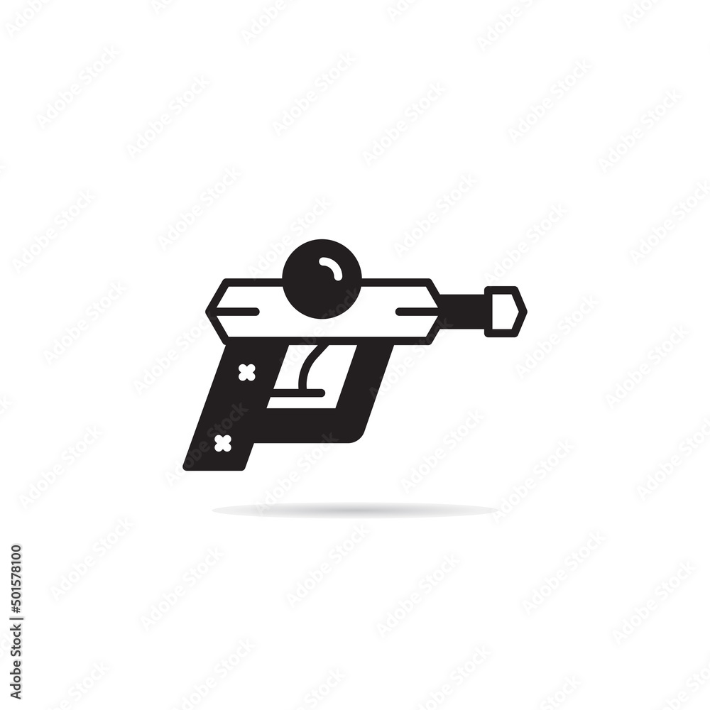 space gun and blaster icon vector illustration space gun and blaster icon vector illustration