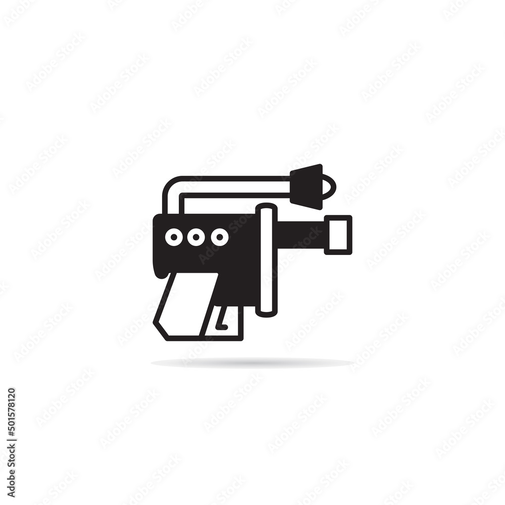space gun and blaster icon vector illustration space gun and blaster icon vector illustration