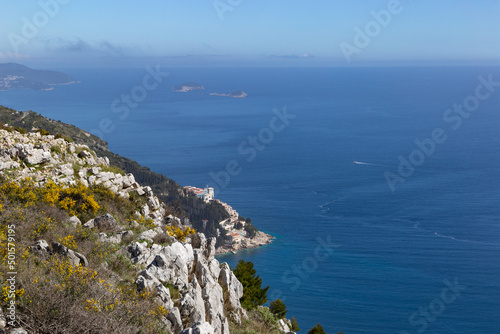 Coast of Adriatic Sea of Croatia, Dubrovnik district.