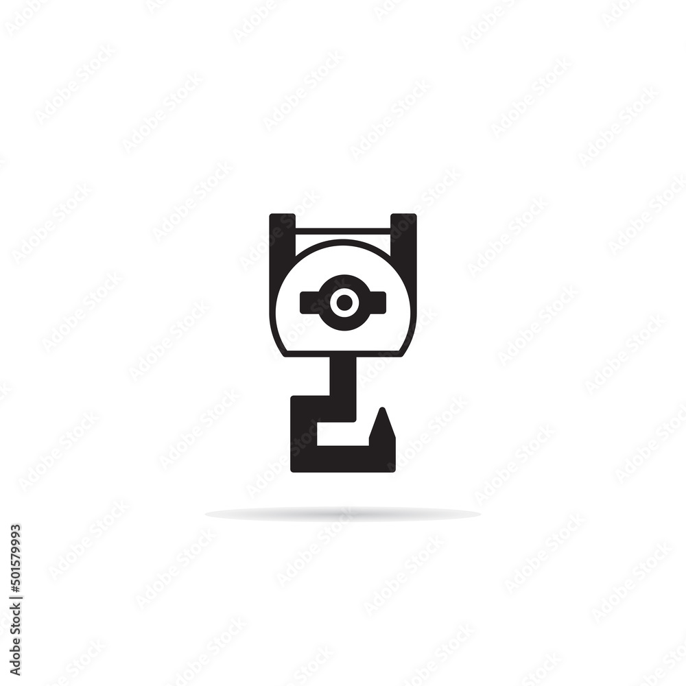 pukkey and crane hook symbol vector illustration pukkey and crane hook symbol vector illustration