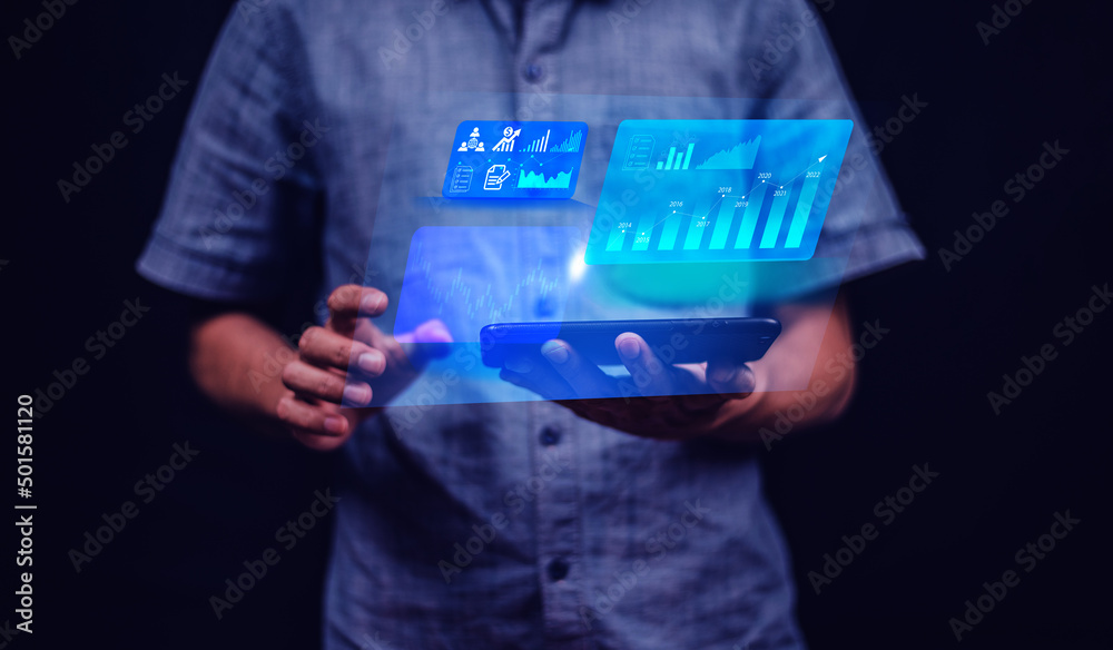 Man trading online on technology visual screen stock market,Trader investor investment forex and stock exchange Man trading online on technology visual screen stock market,Trader investor investment forex and stock exchange