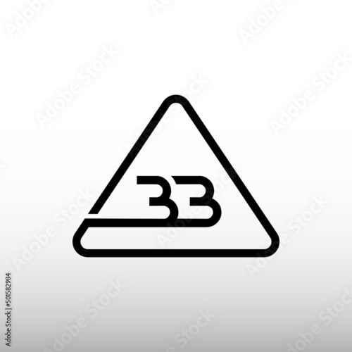BB triangle Creative Modern Business Typography Vector Template. BB Letter Logo Design Vector