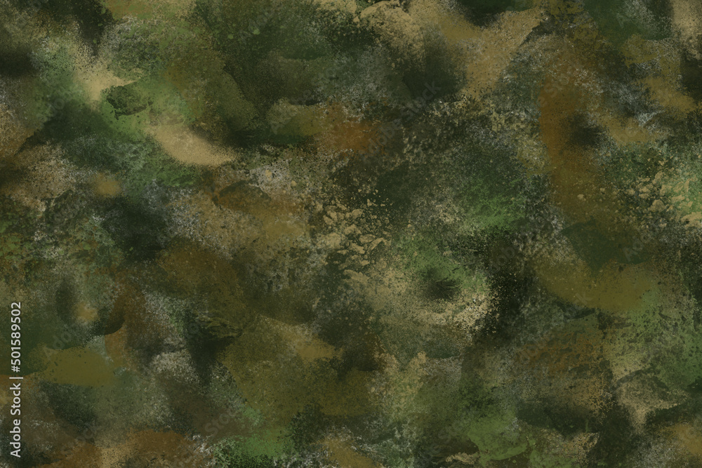 Fototapeta premium Green and brown camouflage background, camouflage military background, fashion