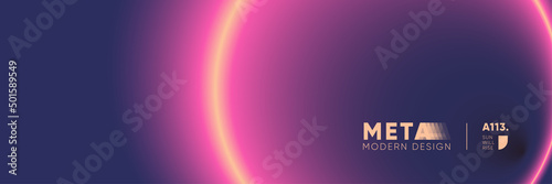 Fotobehang Gradient neon pink vector background