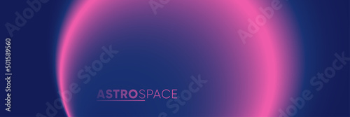Gradient neon purple vector background. Blurred smooth smoky light laser for technology, space and crypto banners, posters, web backdrops. Panoramic digital wallpaper futuristic graphic.